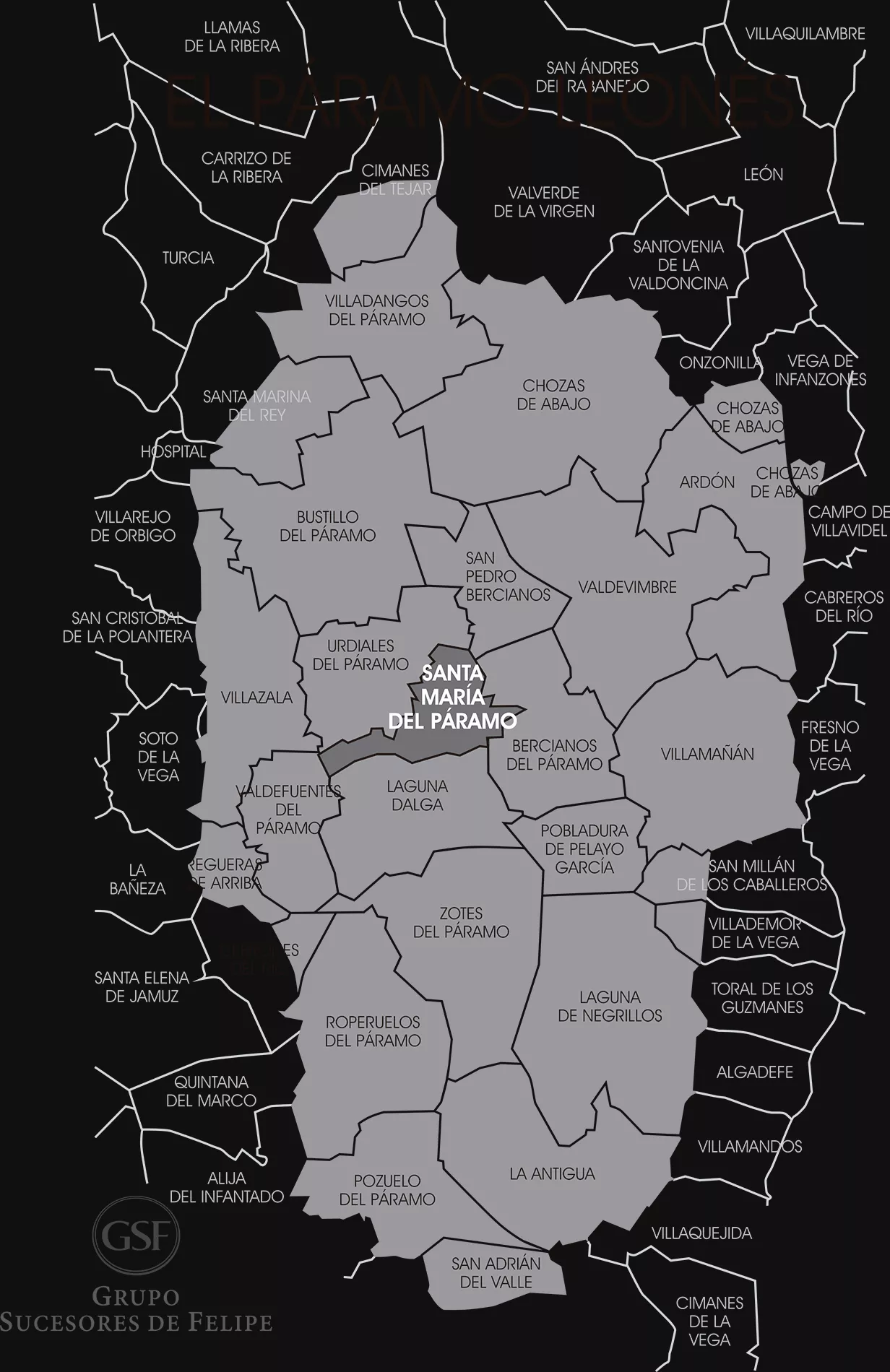 Plano páramo León